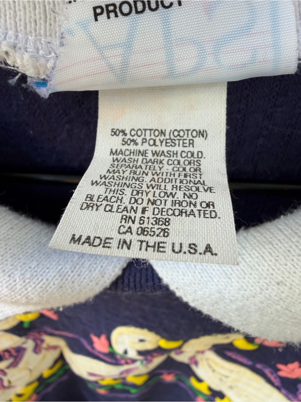 Vintage Silly Goose In Bows Sweatshirt - Picture 5 of 5